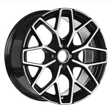 EMR-S1038-17 7.5x17" -4x108 ET35 63.4 Black Diamond Jant (4 Adet)